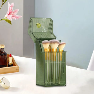 Clear Makeup Brush Holder Organizer for Desk