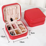 Portable Mini Jewelry Box Organizer Display Travel Jewelry Case Boxes