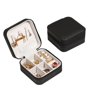 Portable Mini Jewelry Box Organizer Display Travel Jewelry Case Boxes