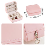 Portable Mini Jewelry Box Organizer Display Travel Jewelry Case Boxes