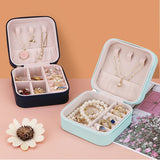 Portable Mini Jewelry Box Organizer Display Travel Jewelry Case Boxes