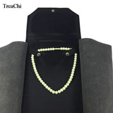Necklace Holder Storage Case PU Travel Roll Bag Organizer Gift
