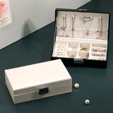 Portable PU Jewellery Box Jewelry Organizer Display Travel Jewelry Case Boxes