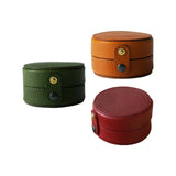 Portable PU Leather Jewelry Box Storage Case Earring Organizer Necklace Bracelet