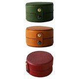Portable PU Leather Jewelry Box Storage Case Earring Organizer Necklace Bracelet