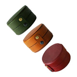 Portable PU Leather Jewelry Box Storage Case Earring Organizer Necklace Bracelet