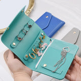 Portable PU Leather Jewelry Storage Bag Necklace Wrapping Dust Protect Pouch