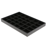 Portable PU Leather Ring Earring Necklace Display Holder