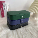 Portable Travel Jewelry Organizer Box Earring Ring Necklace Storage