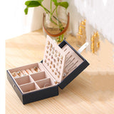 Portable Princess Cosmetics Box Earrings Ring Jewelry Collection