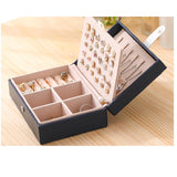 Portable Princess Cosmetics Box Earrings Ring Jewelry Collection