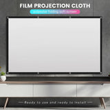 Portable Outdoor HD Projector Screen 100Inch