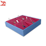 Portable PU Necklace Jewelry Display Tray