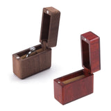 Portable Wood Ring Box Engagement Proposals Ceremony Jewelry Display