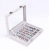 Portable Ring Case Jewelry Organizer Jewelry Box Storage Box Tray Ring Velvet