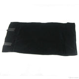 Portable Jewelry Roll Bag Ring Display Stand Holder Velvet