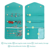 Portable Roll Jewelry Organizer Earring Boxes Packaging