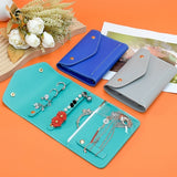 Portable Roll Jewelry Organizer Earring Boxes Packaging