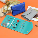 Portable Roll Jewelry Organizer Earring Boxes Packaging