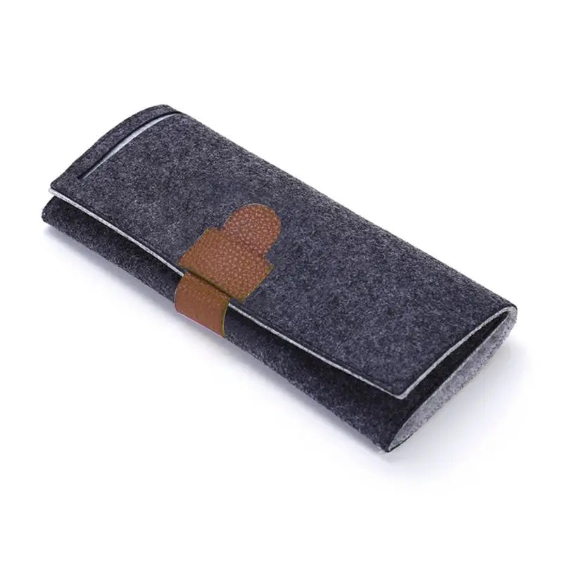 Felt Jewelry Roll Storage Bag Travel Earrings Necklaces Bracelets Rings
