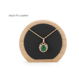 Portable Wood Jewelry Rack Necklace Holder Organizer