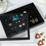 Portable Jewelry Display Organizer Tray Holder Ring Box
