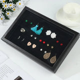 Portable Jewelry Display Organizer Tray Holder Ring Box
