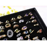 Portable Jewelry Display Organizer Tray Holder Gift Box