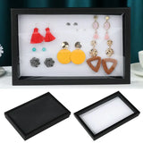 Portable Jewelry Display Organizer Tray Holder Gift Box