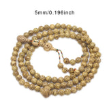 Adjustable Wood Beads Bracelet Banquet Bangle 5mm