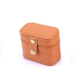 Portable Mini Jewelry Organizer Travel Case Leather Holder Box