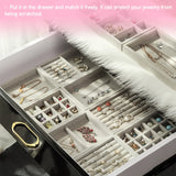 Soft Velvet Jewelry Ring Display Organizer Box - Hot Sales!