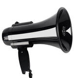 Portable Speaker Bullhorn Handheld Microphone Siren Volume Control Strap