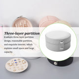 Portable Jewelry Case Large Capacity Storage Box with Lock