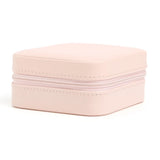 Portable Stud Earrings Rings Storage Box PU Leather Jewelry Display