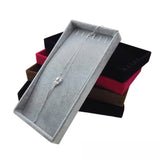 Top Velvet Jewelry Necklace Display Tray - Pendant Storage Box