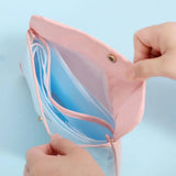 Portable Transparent Face Mask Storage Bag Waterproof Dustproof