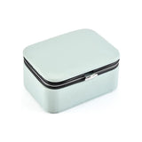 Mini Jewelry Box Storage Box Flannel PU Leather Organizer Display Female Gift
