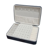 Portable Travel High Leather Jewelry Box Ring Case