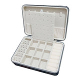 Portable Travel High Leather Jewelry Box Ring Case