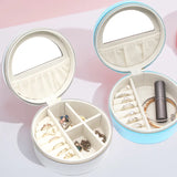 Mini Jewelry Box Organizer for Rings Earrings Necklaces Bracelets