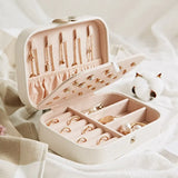 Travel Jewelry Box Necklace Earrings Ring Organizer Storage