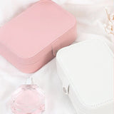 Travel Jewelry Box Necklace Earrings Ring Organizer Storage