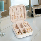 Travel Jewelry Box Necklace Holder Organizer Case Display Storage