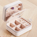 Travel Jewelry Box Organizer 3layer w/Mirror