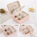 Travel Jewelry Box Organizer 3layer w/Mirror