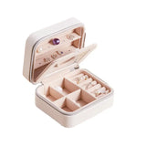 Travel Jewelry Box Organizer 3layer w/Mirror