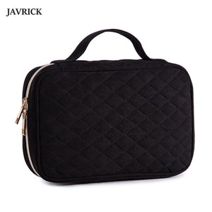 Travel Jewelry Box Zipper Storage Bag Necklace Earrings Rings Bracelet Organizer