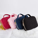 Travel Jewelry Box Zipper Storage Bag Necklace Earrings Rings Bracelet Organizer