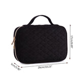 Travel Jewelry Box Zipper Storage Bag Necklace Earrings Rings Bracelet Organizer